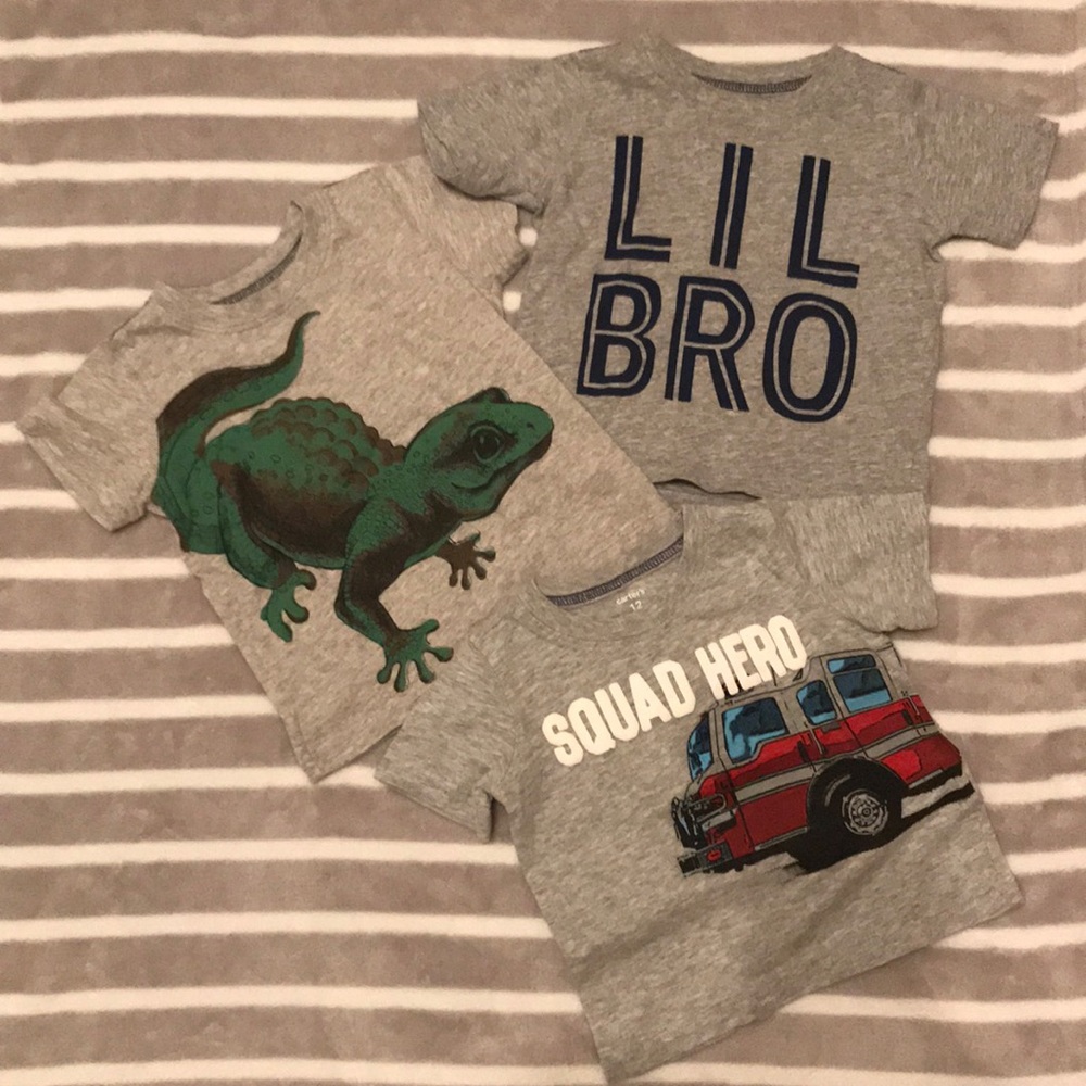 Lot of three infant boys t shirts